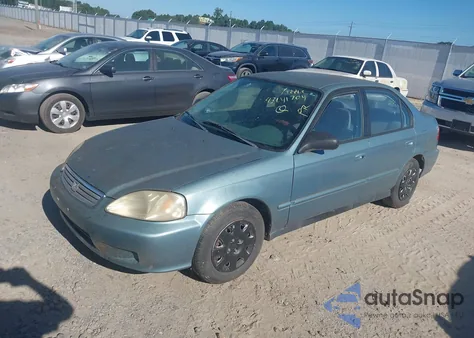 2000 Honda Civic Value Package from USA, damaged, VIN 2HGEJ6618YH539836